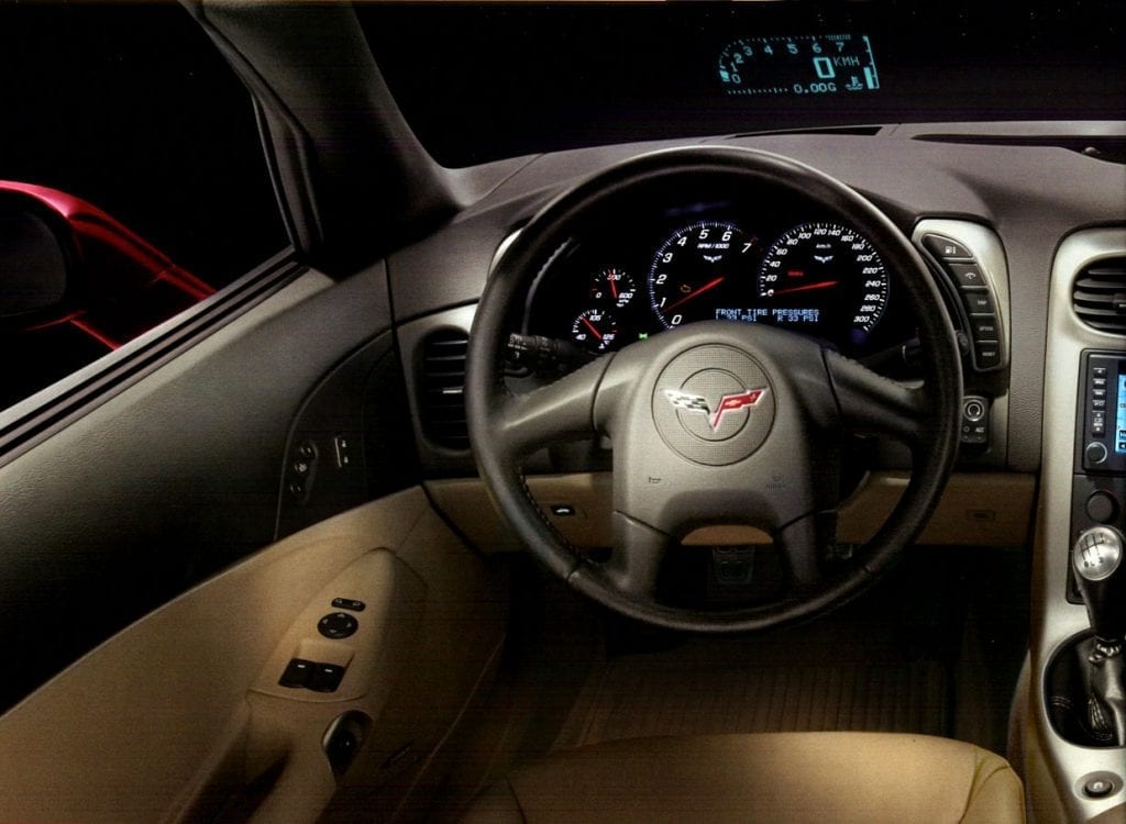 2006 Corvette interior
