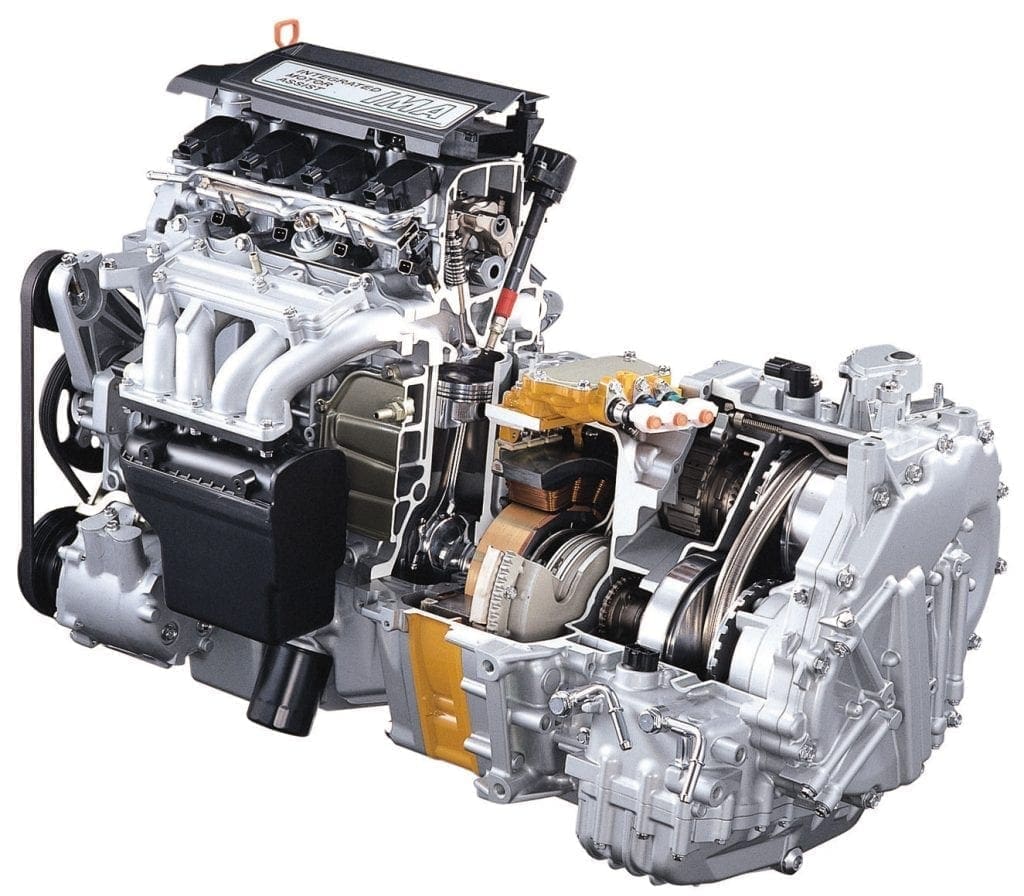 2003 Honda Civic Hybrid powertrain