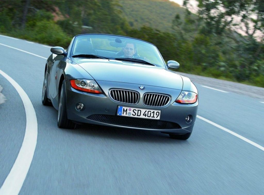BMW Z4 driving