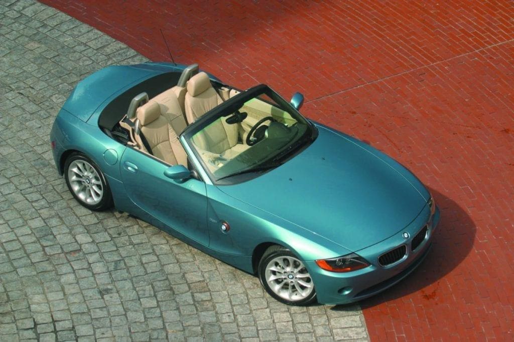 green BMW Z4