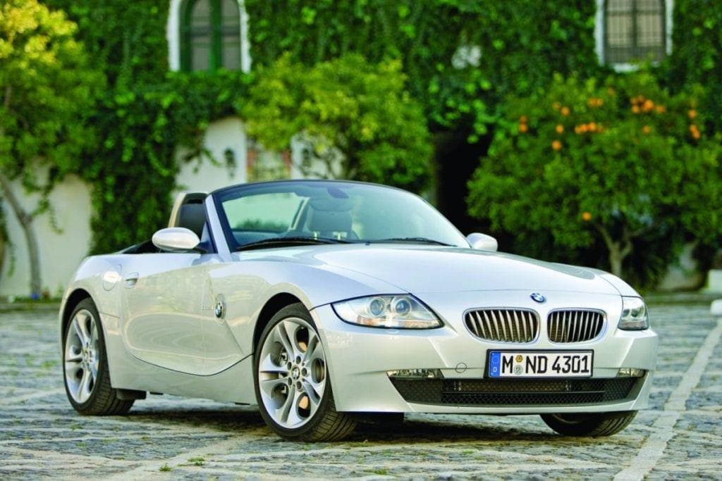 BMW Z4 in parking lot