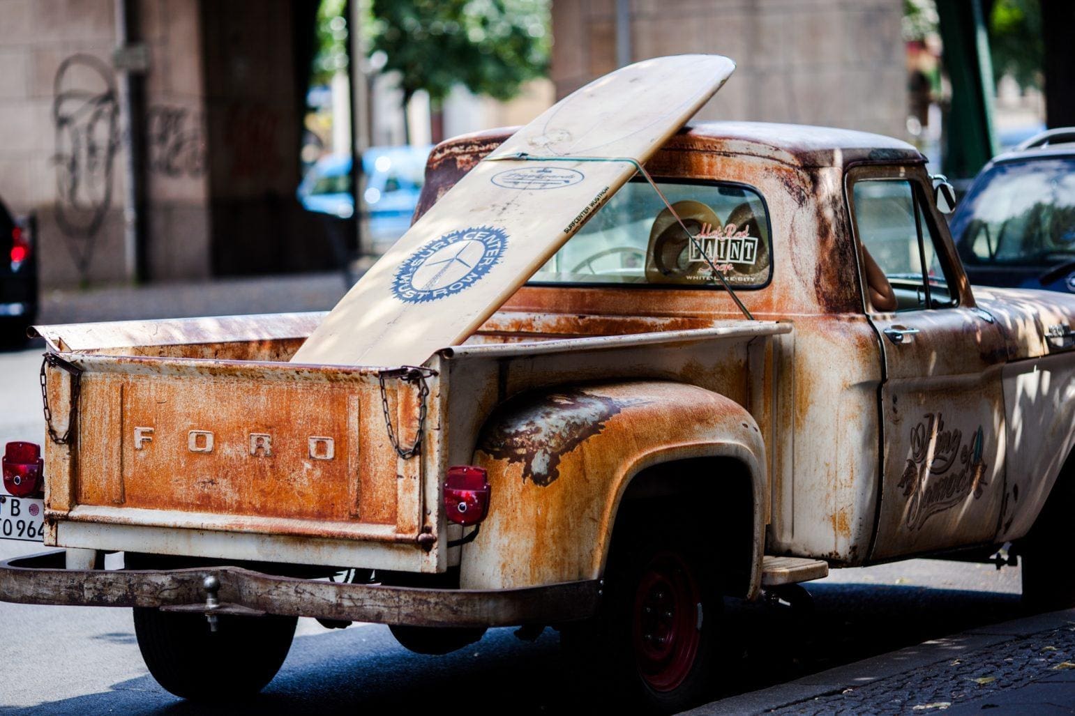 vintage Ford pickup