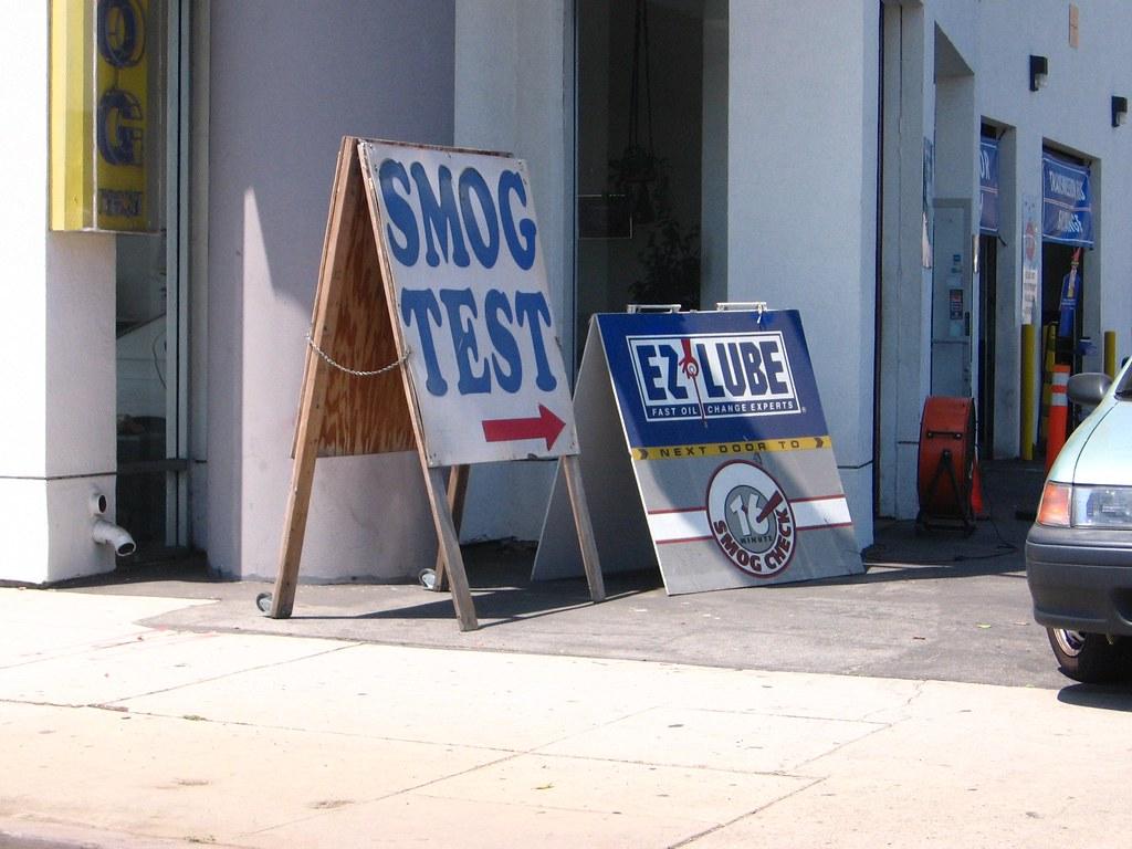 smog test sign