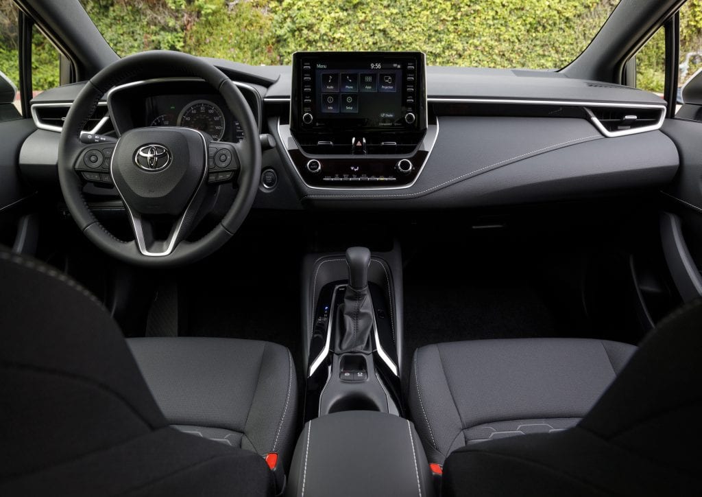 2019 Toyota Corolla hatchback interior