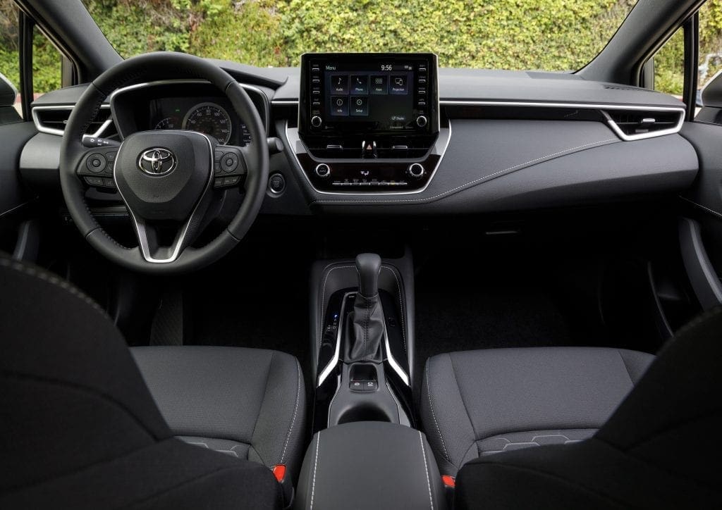 2019 Toyota Corolla hatchback interior