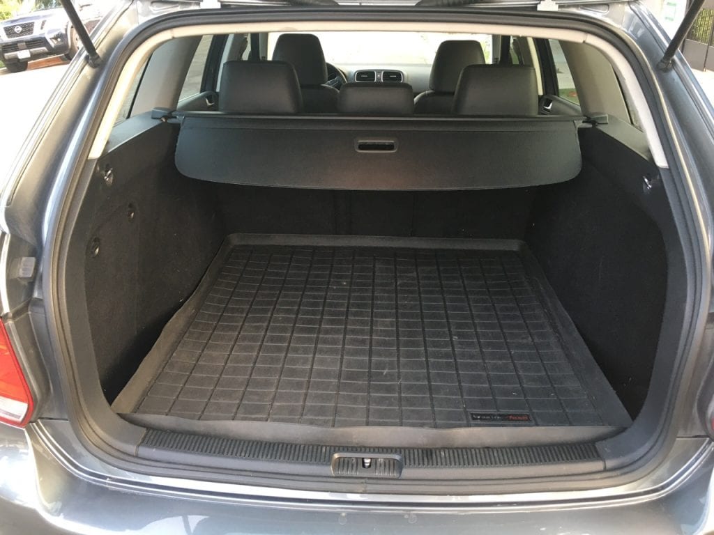 2014 VW Jetta SportWagen TDI cargo area