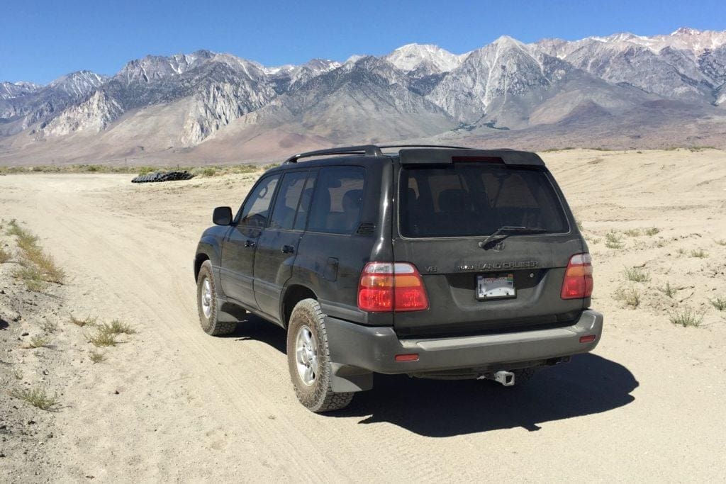 2001 Toyota Land Cruiser rear