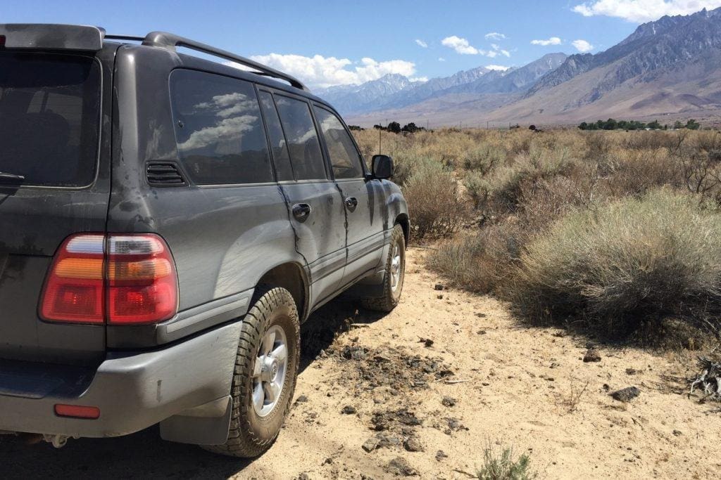 2001 Toyota Land Cruiser side