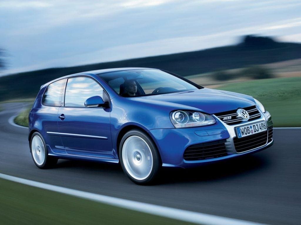 blue Mk5 Volkswagen R32