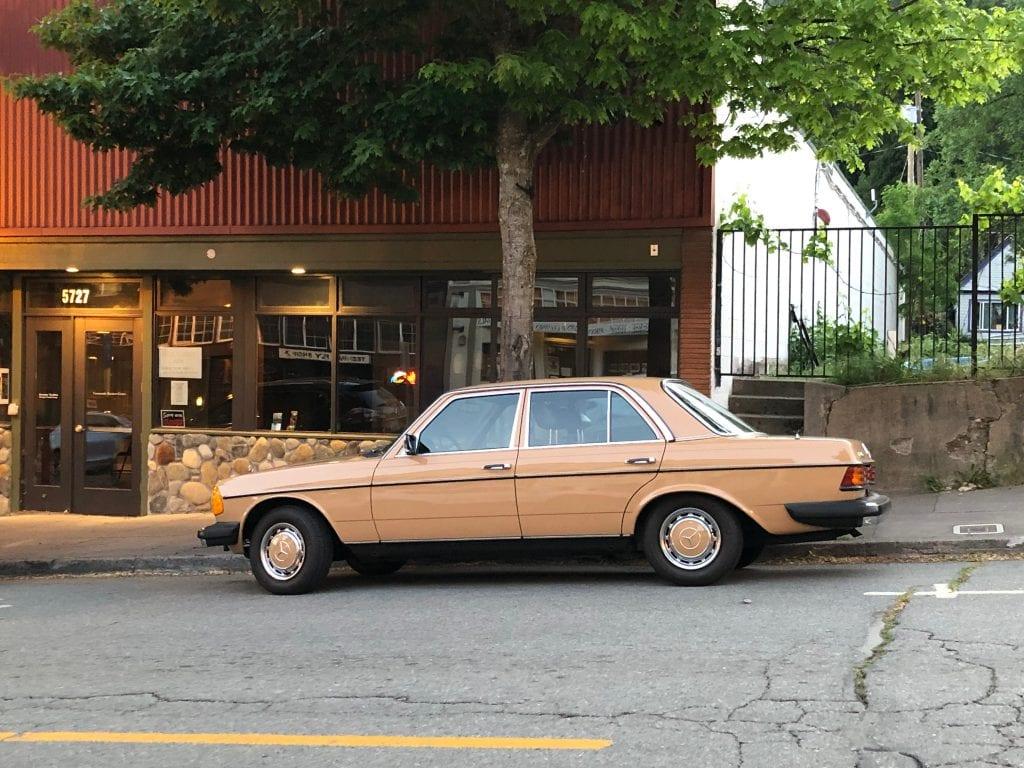 1977 Mercedes-Benz 240D parked on the street