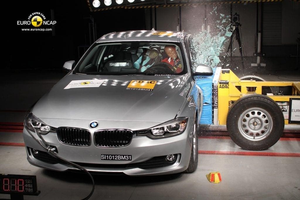 BMW F30 3 Series side impact