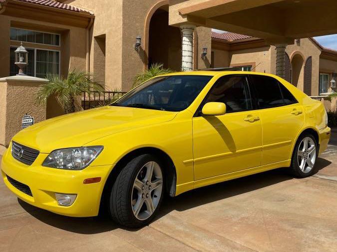 2001 Lexus IS 300 in Solar Yellow