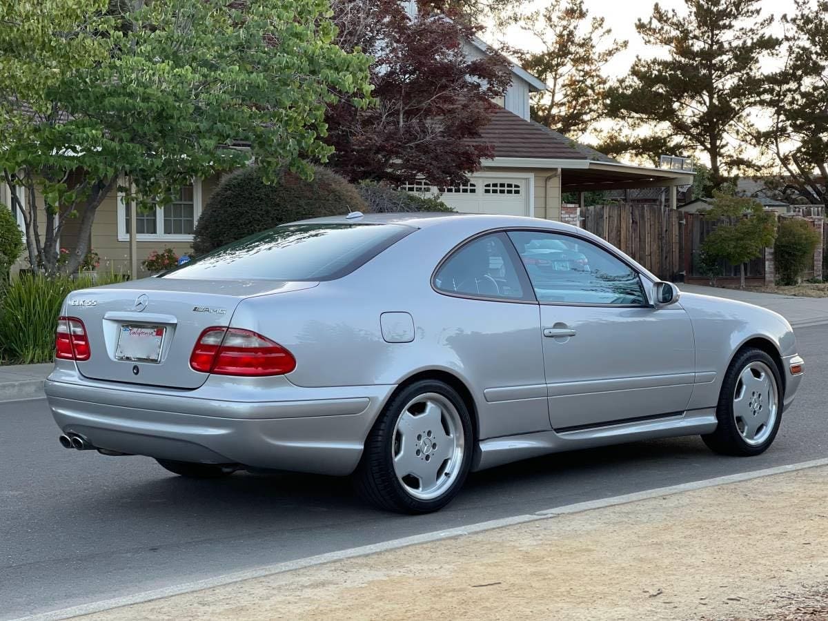 2002 Mercedes-Benz CLK55 AMG exterior rear