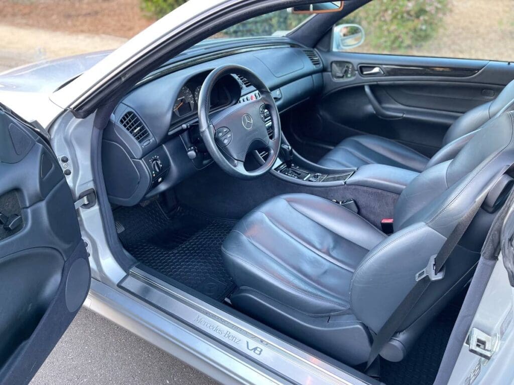 2002 Mercedes-Benz CLK55 AMG interior driver's side