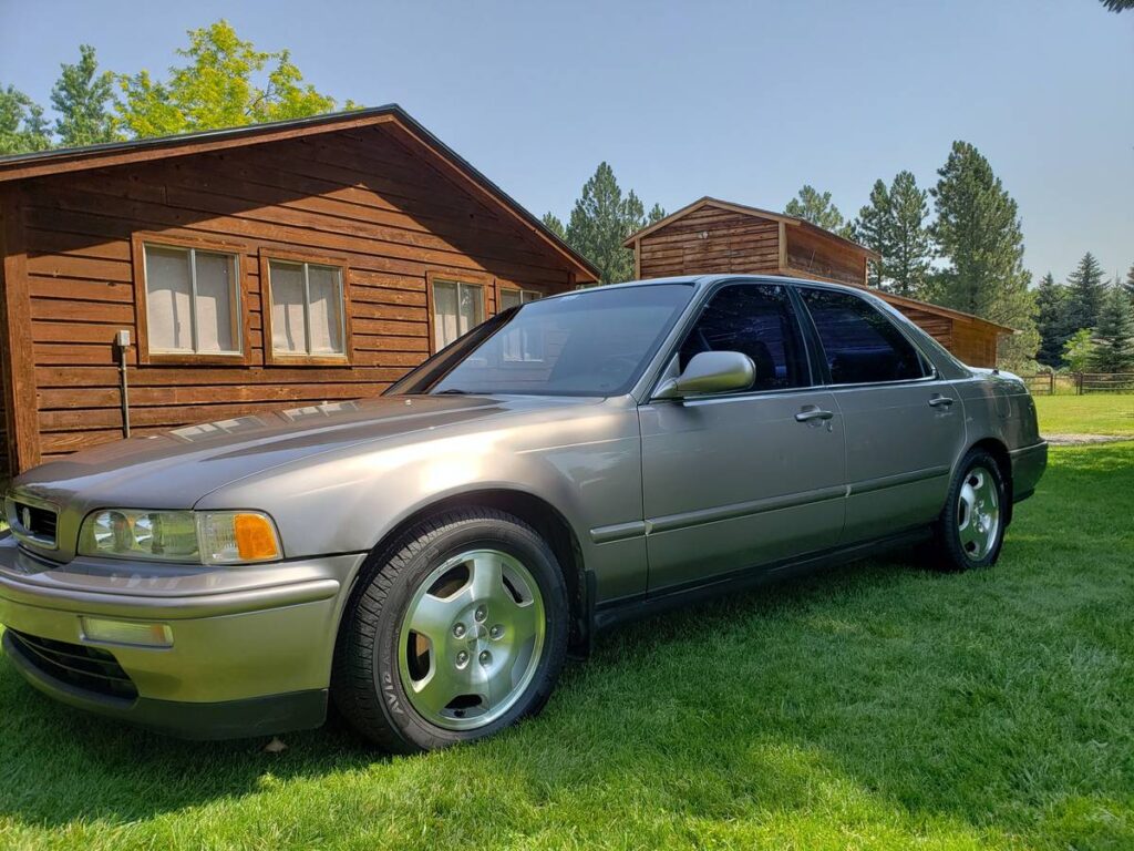 1994 Acura Legend GS parked on lawn