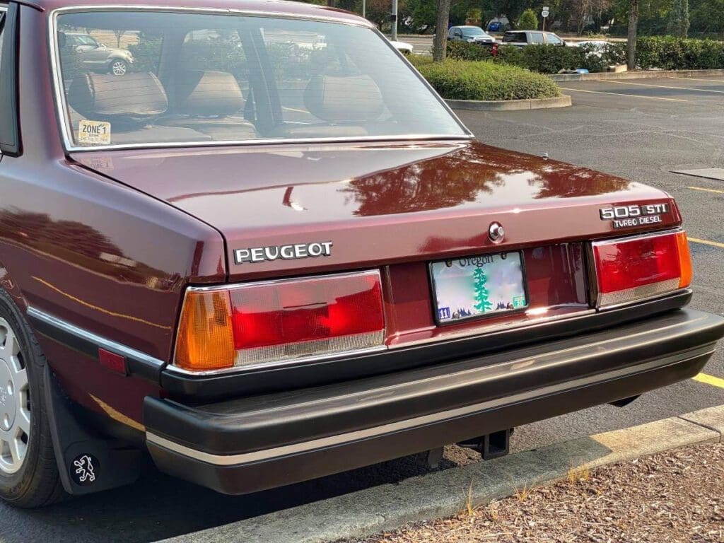 1985 Peugeot 505 STI Turbodiesel rear