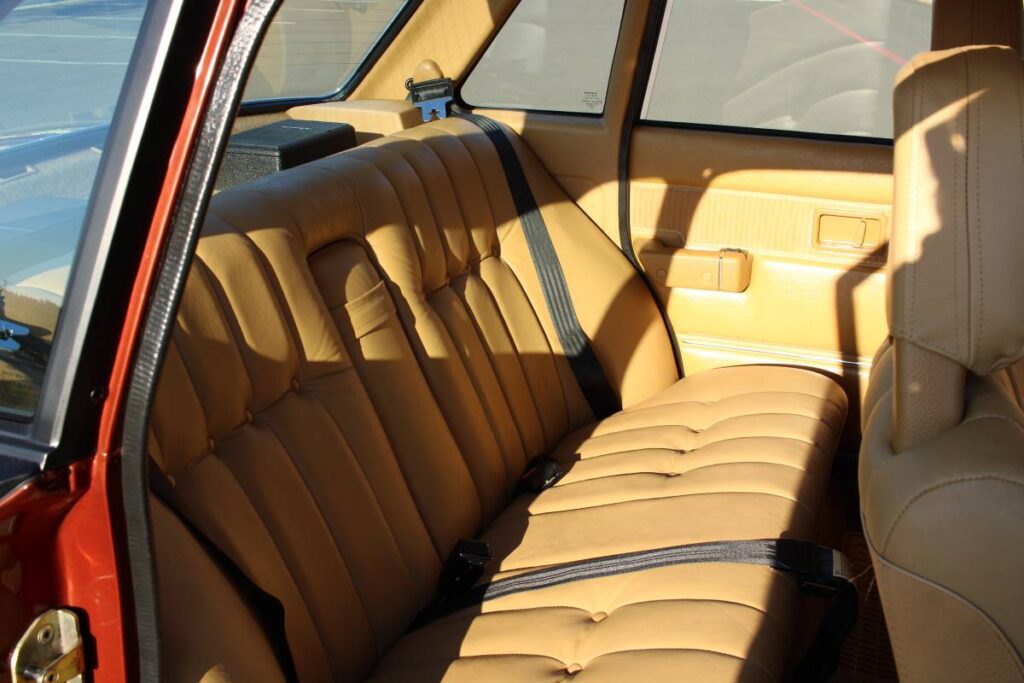 1984 Volvo 240 GL rear seat
