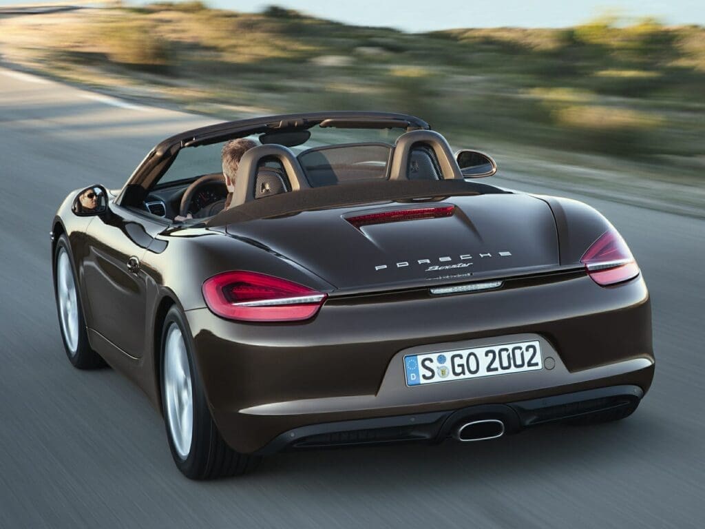 2013 Porsche Boxster 981 rear