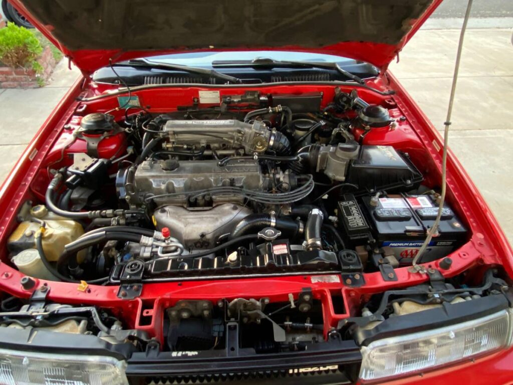1989 Mazda MX-6 GT Turbo coupe engine