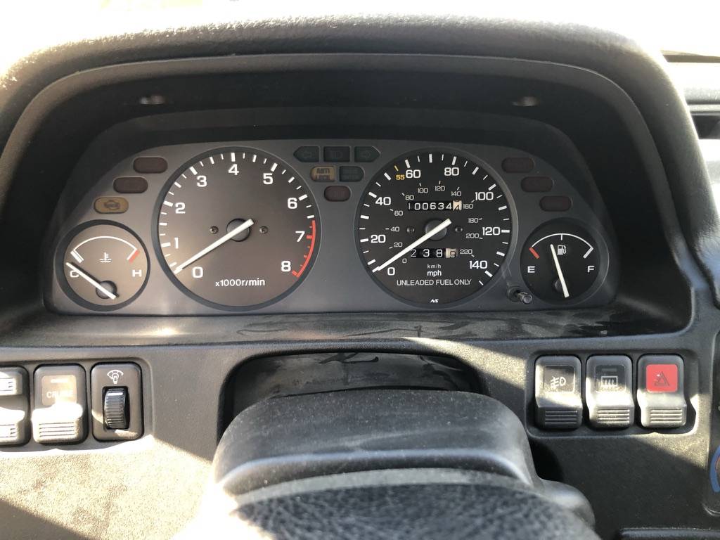 1991 Acura Integra GS gauges