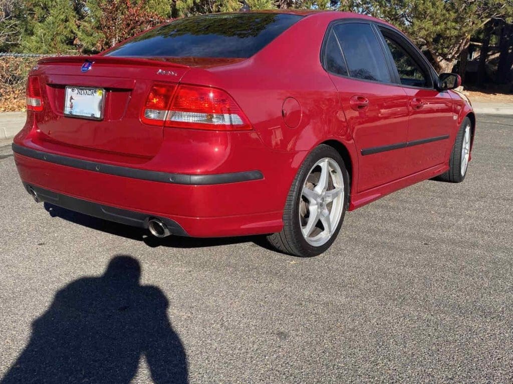2006 Saab 9-3 Aero sedan rear