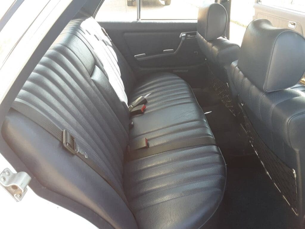 1981 Mercedes-Benz 300D rear seat