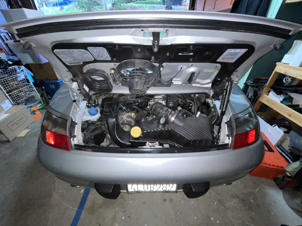 1999 Porsche 911 Carrera 4 engine bay