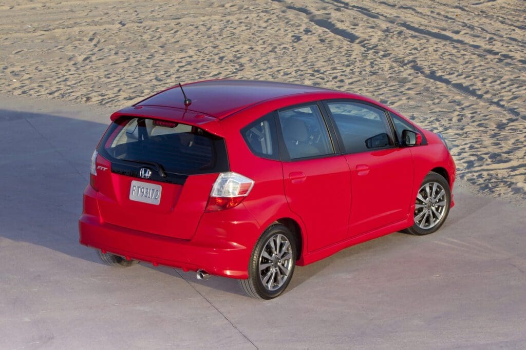 2012 Honda Fit Sport in red