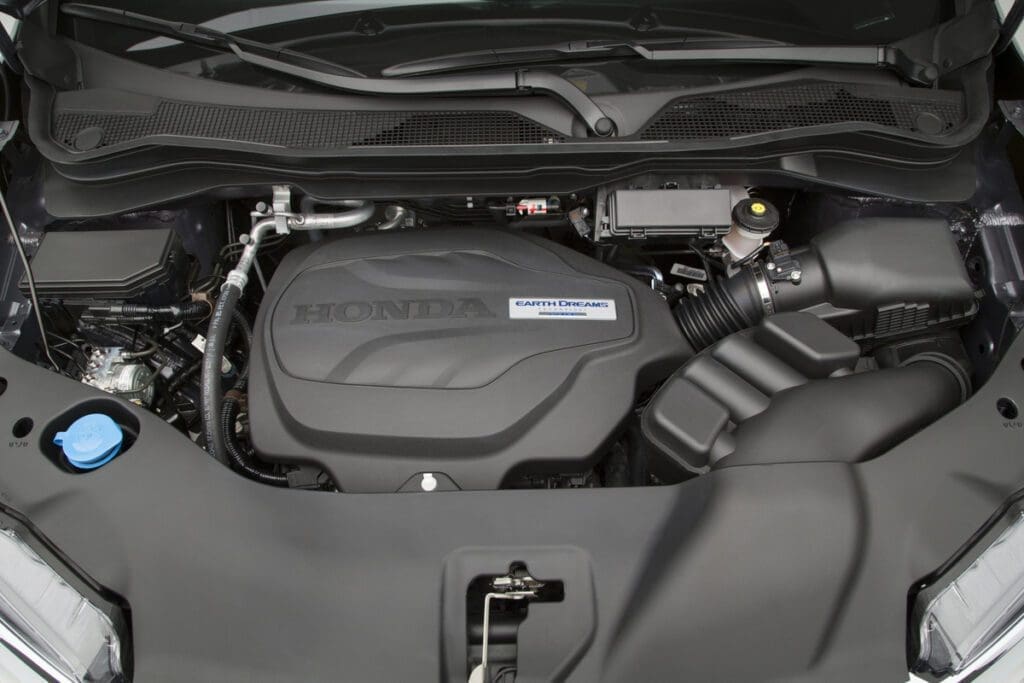 2016 Honda Pilot engine bay