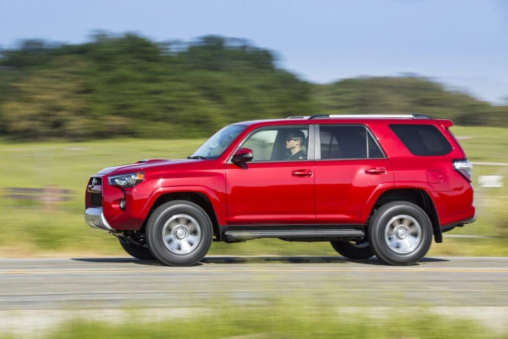 2014 Toyota 4Runner driving on road
