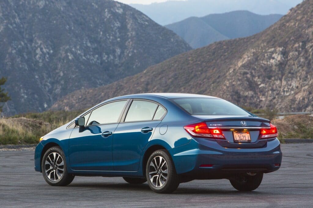 2015 Honda Civic sedan exterior view rear