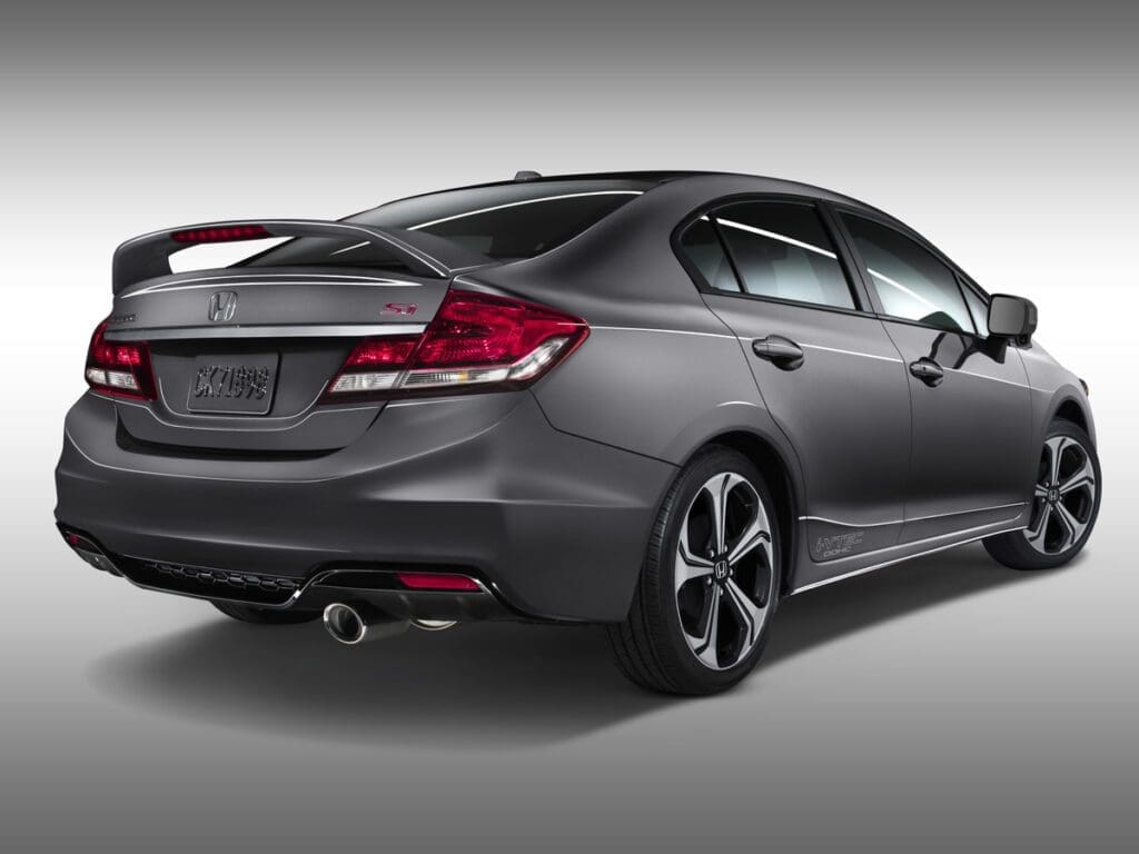 2015 Honda Civic Si sedan exterior view rear
