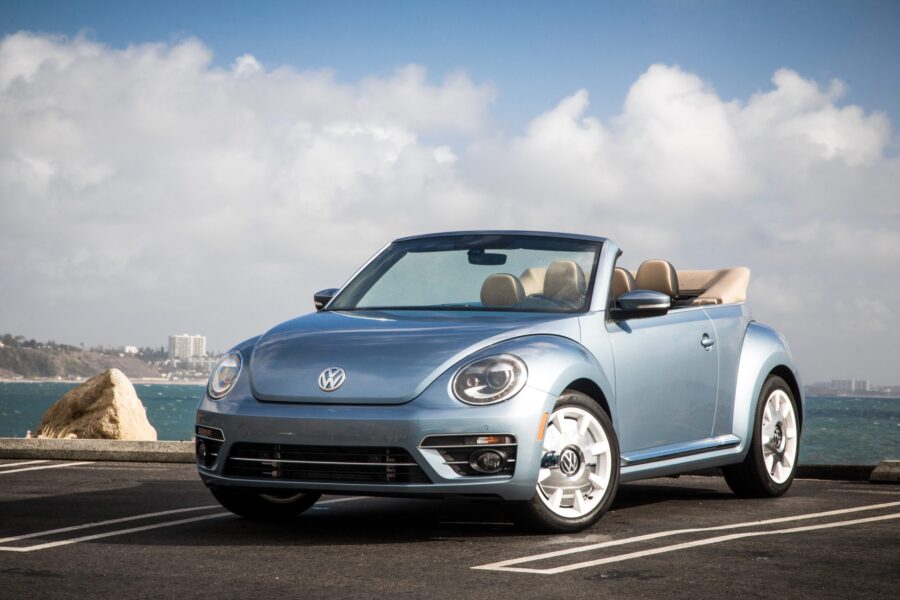 2019 VW Beetle Final Edition convertible exterior front three-quarter view