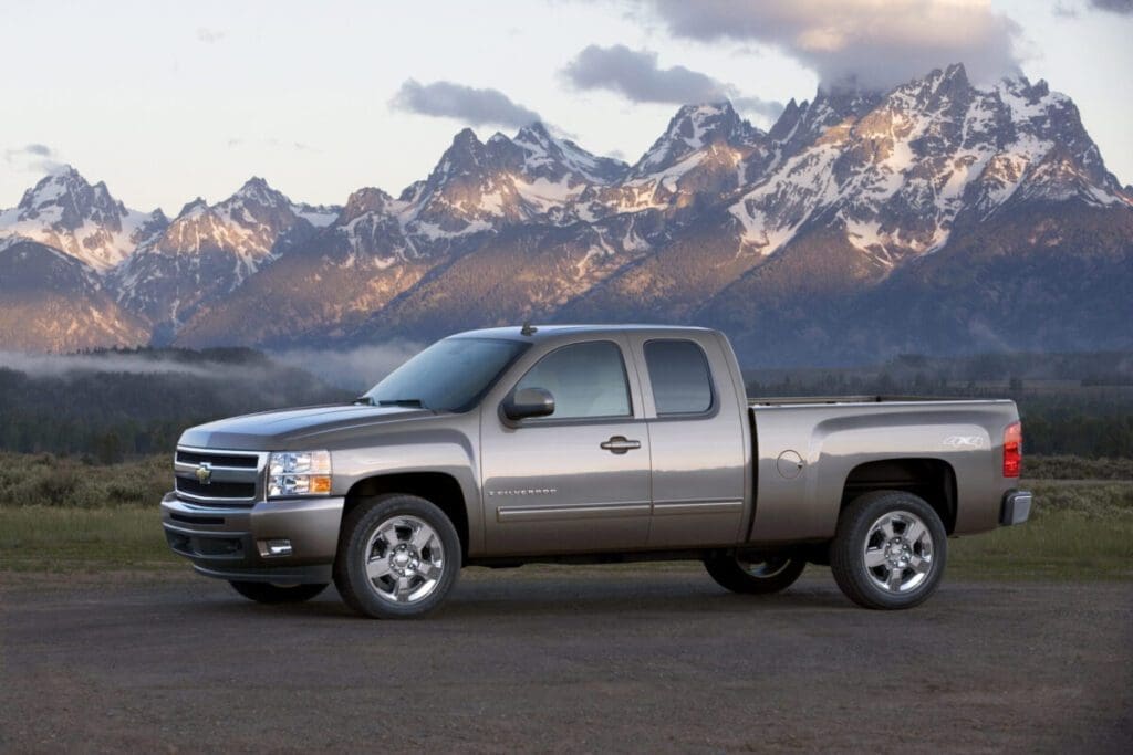 2010 Chevrolet Silverado LTZ Extended Cab exterior side view