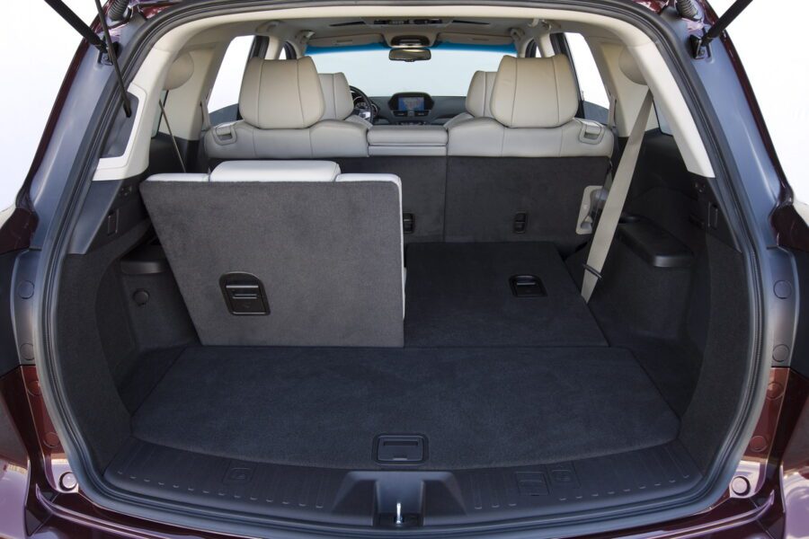 2013 Acura MDX interior rear cargo area
