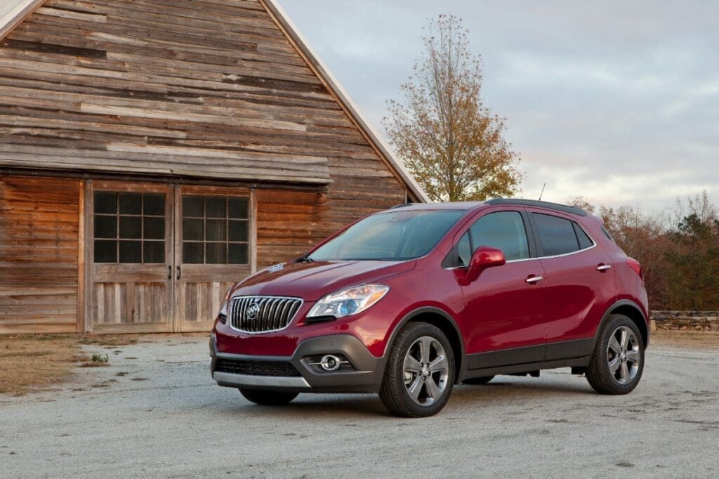 2013 Buick Encore exterior front three-quarter view