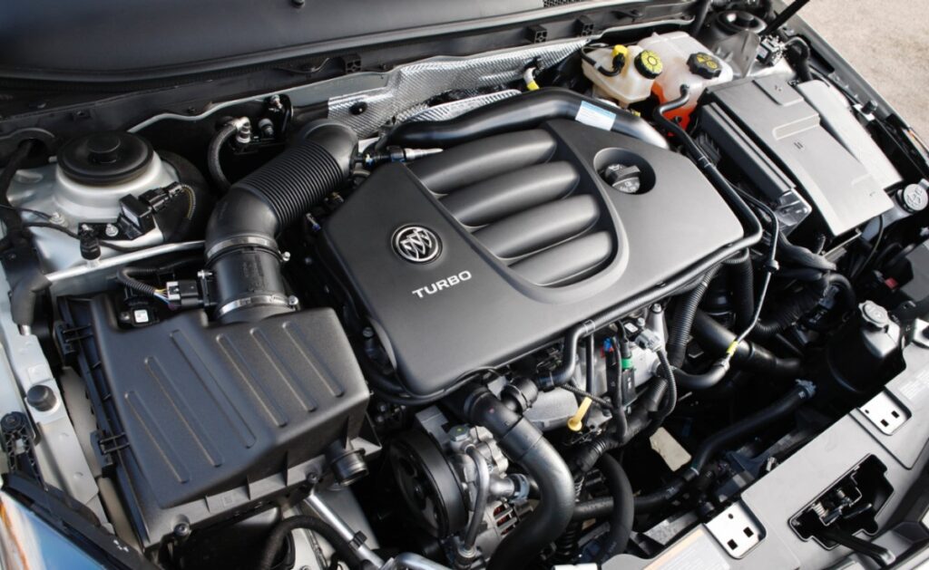 2013 Buick Regal GS engine bay