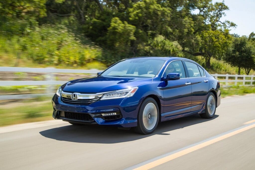2017 Honda Accord driving on a country road