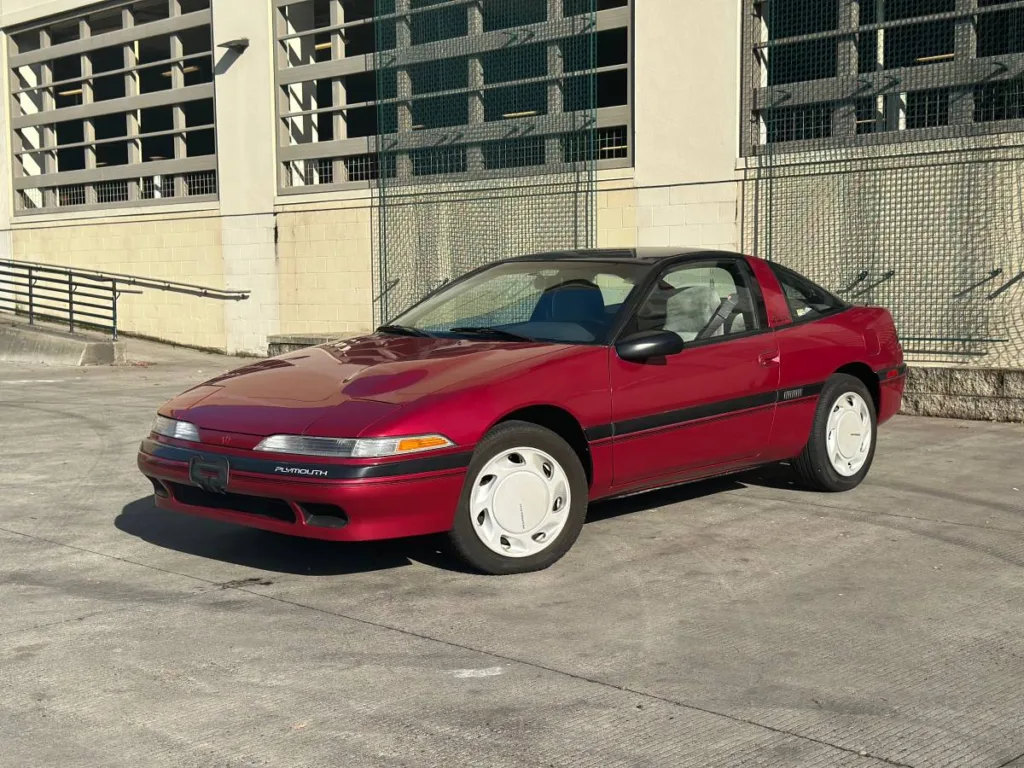 1992 Plymouth Laser exterior front three-quarter view