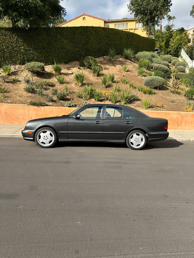 2002 Mercedes-Benz E55 AMG exterior side view